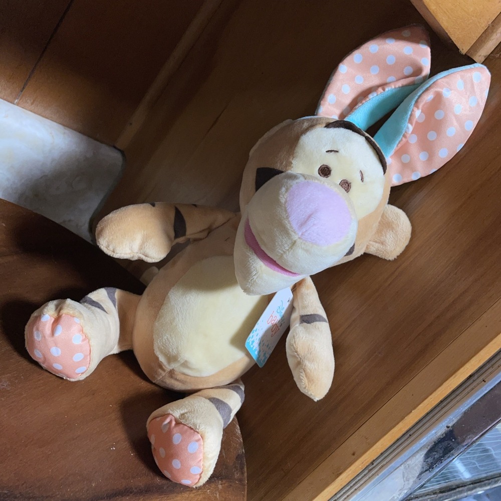 NWT Disney Baby Tigger w Easter Bunny Ears 14" Plush Stuffed Animal 2020
